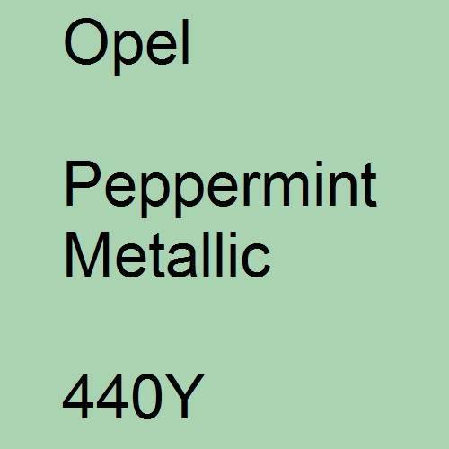 Opel, Peppermint Metallic, 440Y.